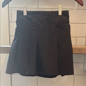 Black Pleated Skirt